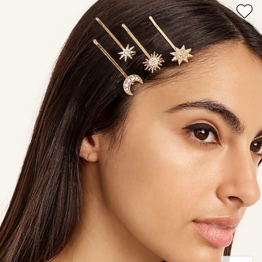 J. Crew Celestial Bobby Pin Pack. Set of 4. - Picture 2 of 10